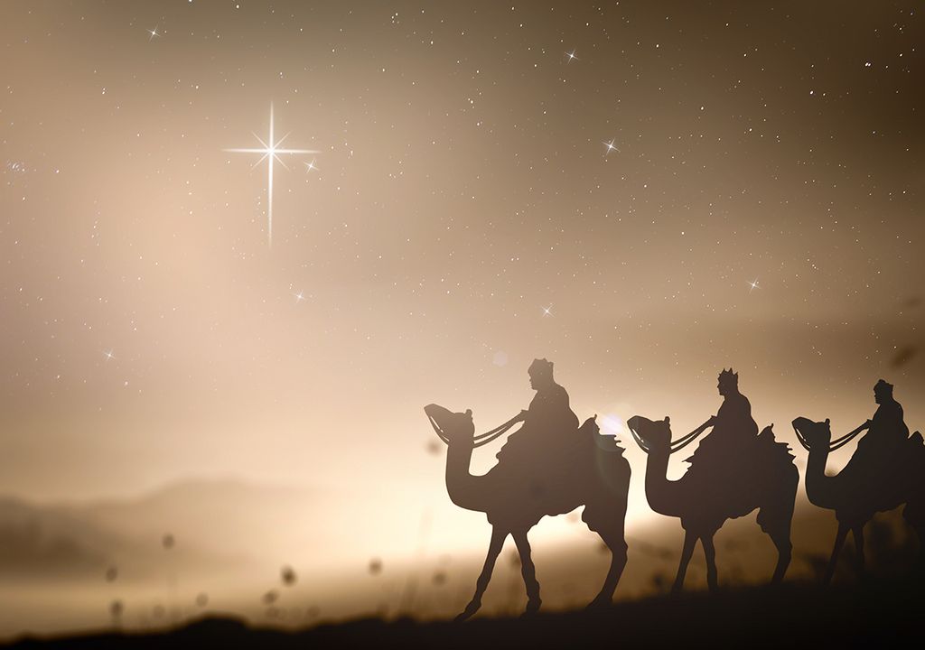 Tres Reyes Magos Melchor Gaspar Baltazar Navidad Jesús Estrella de Belén
