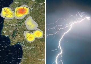 Ribatejo e Lisboa em risco: as trovoadas mais fortes estão previstas entre as 07:00 e as 12:00