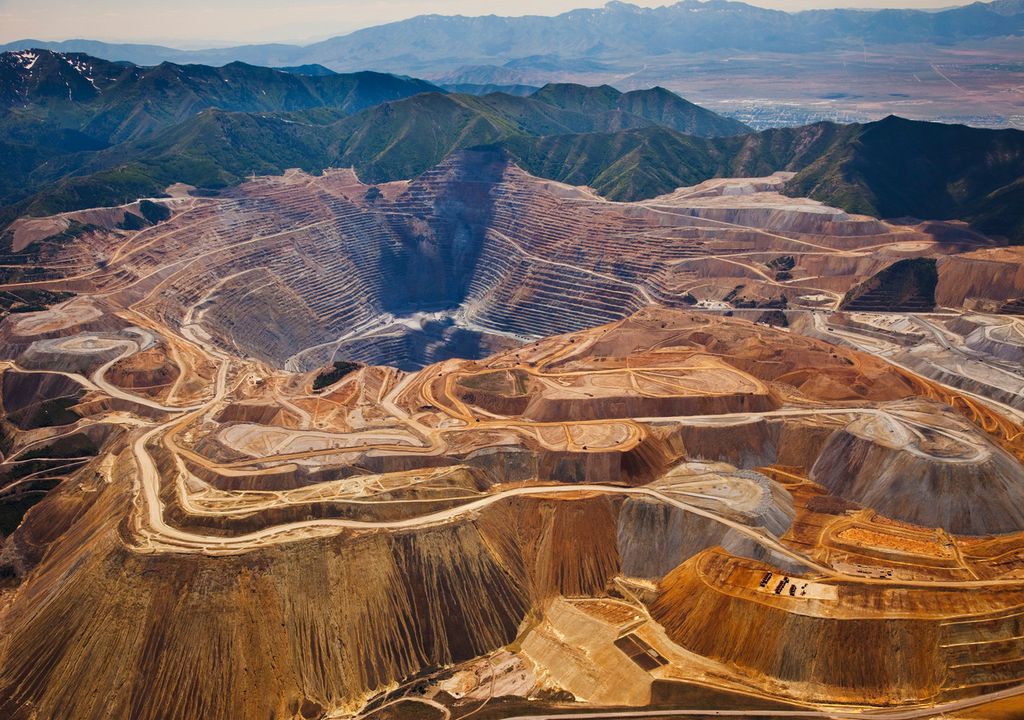 mina de cobre a céu aberto, EUA
