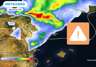 Riesgo de inundaciones locales: este miércoles las tormentas llegarán con fuerza a Cataluña y Comunidad Valenciana