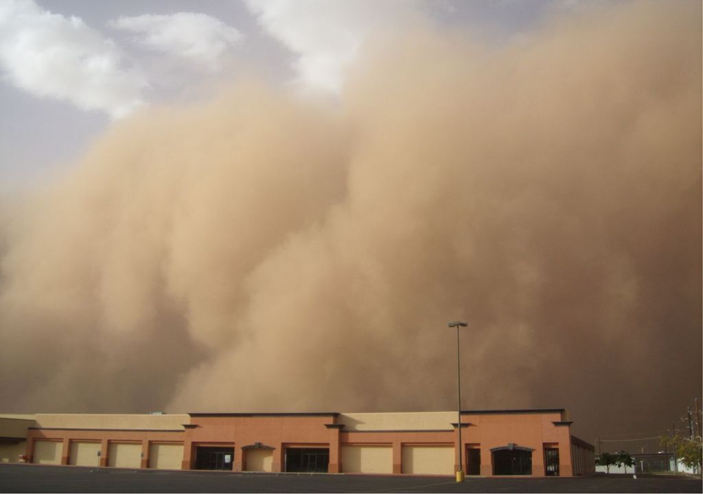 Tormentas de arena, zona norte de Chile, Meteored