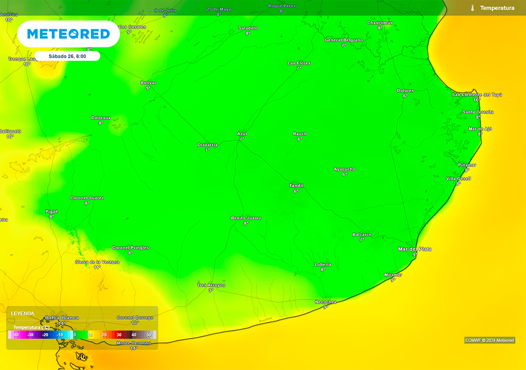 Temperatura, Descenso, Frio, Buenos Aires
