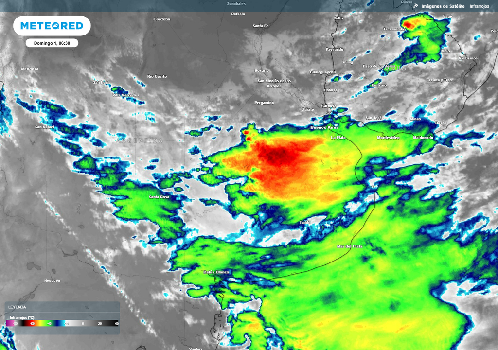 alerta roja tormentas fuertes severas Litoral Buenos Aires Argentina domingo 1 de diciembre SMN alerta roja tormentas fuertes severas Litoral Buenos Aires Argentina domingo 1 de diciembre SMN