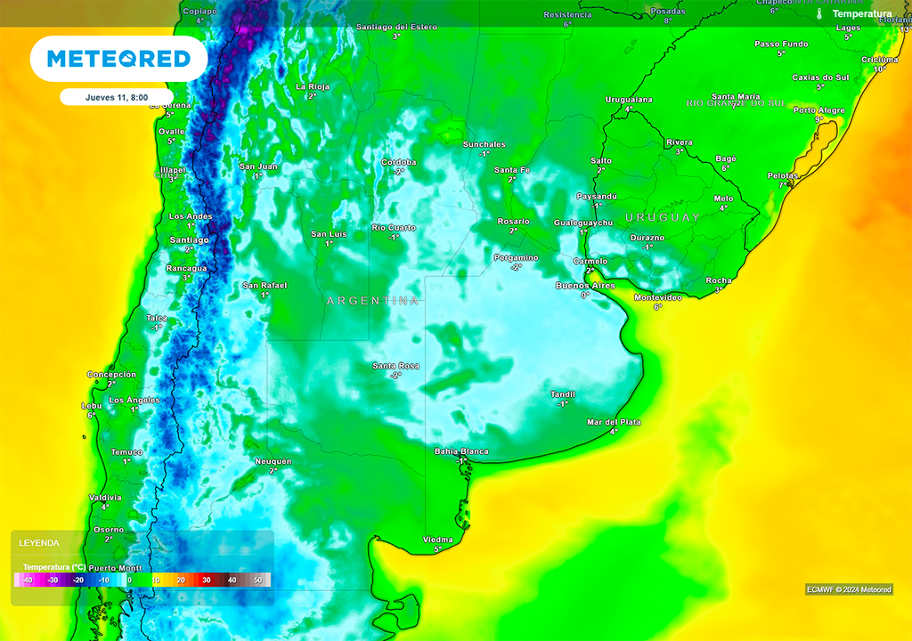 Temperatura, Frio, Heladas, Ola Polar, Argentina