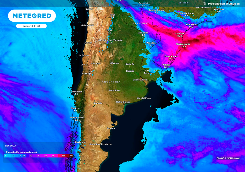 Lluvia, Sequia, Ola Polar, Argentina