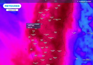 Río atmosférico categoría 4 azotará al Biobío: posibles inundaciones con lluvias sobre los 120 mm y viento de 80 km/h
