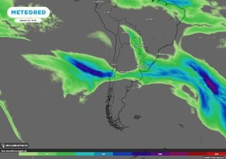 Río atmosférico continúa activo sobre Chile, ¿cuándo acabarán las lluvias intensas?