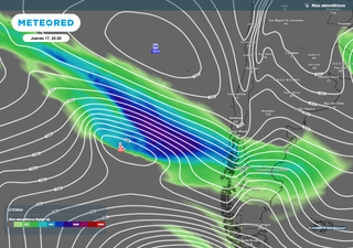 Río atmosférico de categoría 4 sobre Chile con más de 120 mm y vientos de 90 km/h: aquí será el mayor impacto