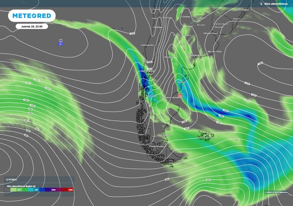 río atmosférico previsto río atmosférico previsto