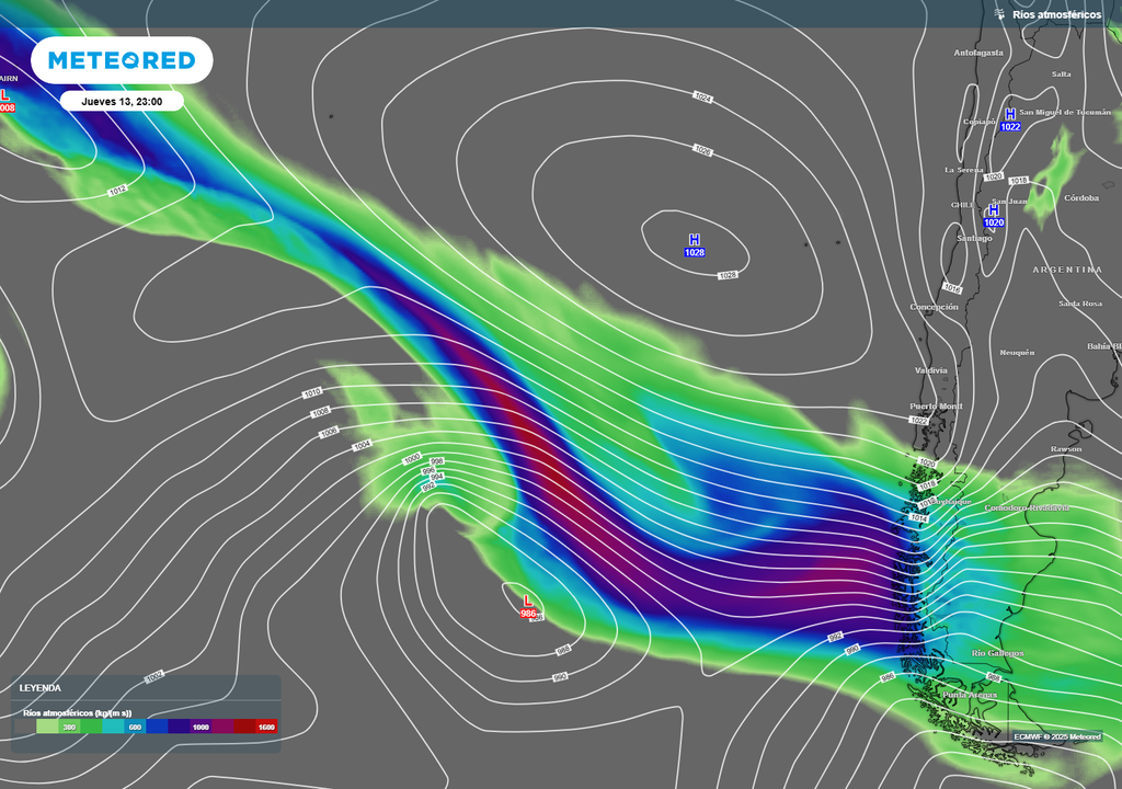 río atmosférico previsto río atmosférico previsto