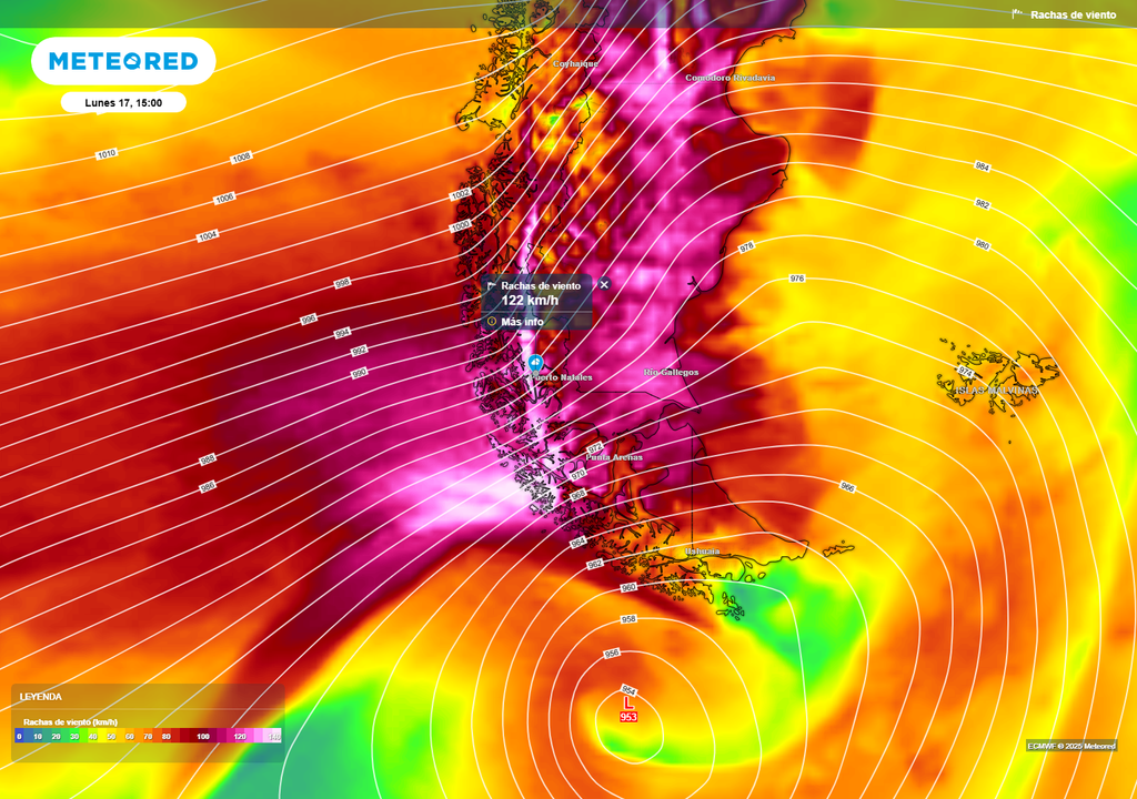 fuertes vientos previstos para la Patagonia fuertes vientos previstos para la Patagonia