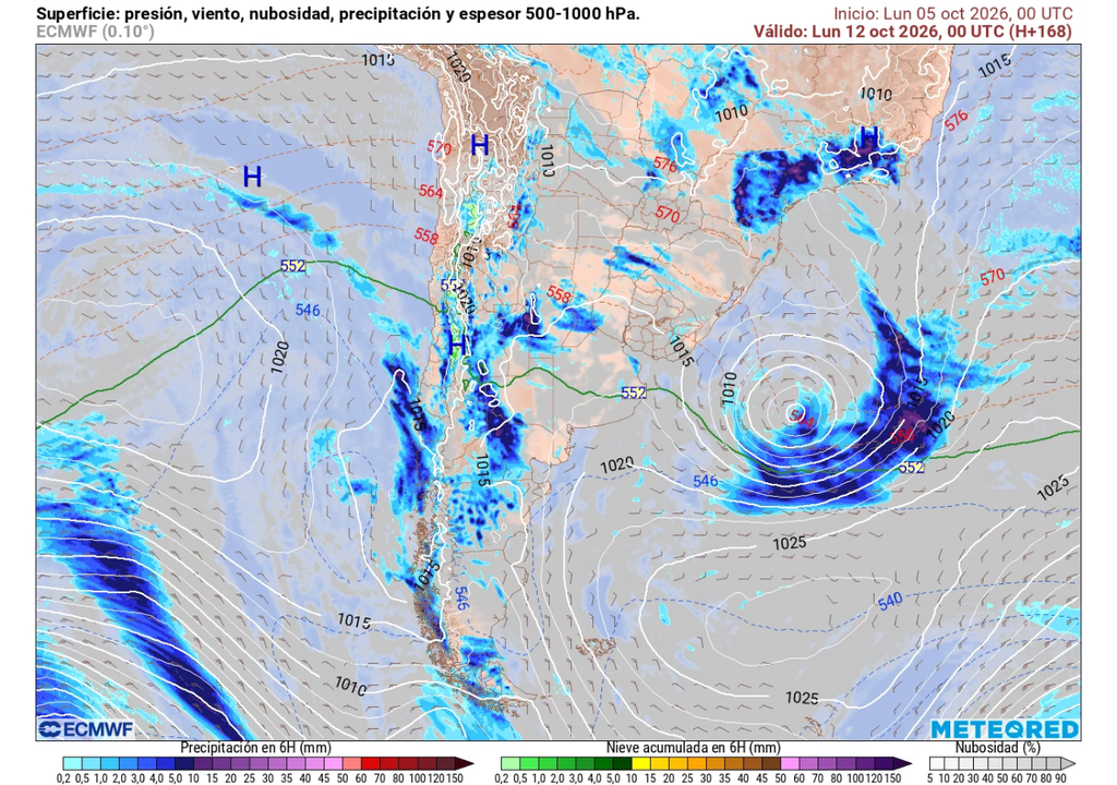 lluvias y presión previstas El domingo 11 de octubre será una jornada de tiempo inestable, con chubascos débiles sobre sectores del Norte, Centro y Sur. La Patagonia también verá chubascos.