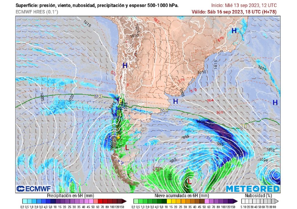 inestabilidad postfrontal dejará nevadas en cordillera inestabilidad postfrontal dejará nevadas en cordillera