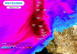 Ein verheerender atmosphärischer Fluss könnte 600 l/m² ausschütten und zu großen Überschwemmungen in den USA führen