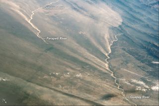 Ríos arenosos en Bolivia