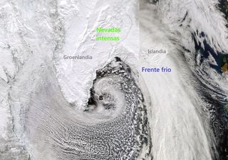 Los ríos atmosféricos intensos pueden reponer parte de la nieve perdida de la capa de hielo en Groenlandia