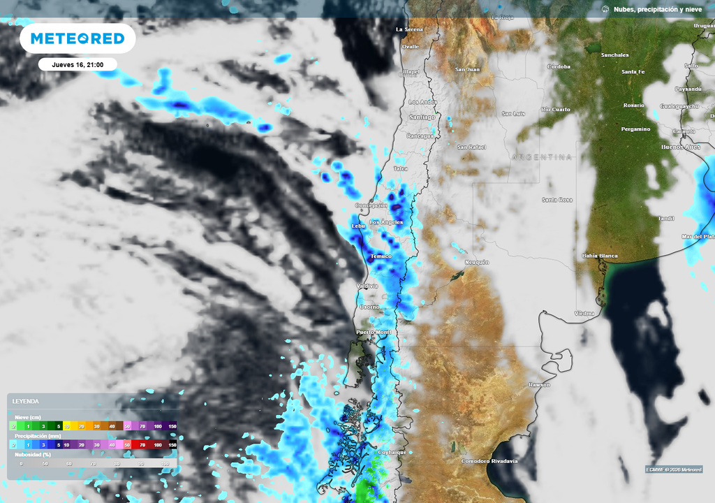 La zona central ganará precipitaciones durante esta semana.