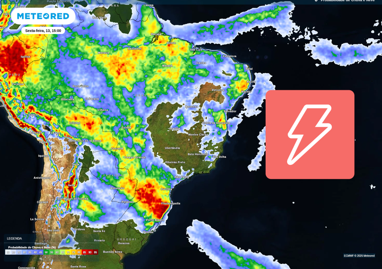Risco de chuvas intensas e de tempestades severas aumenta nesta sexta, 13: 19 estados sob alerta; confira