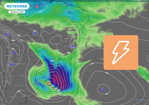 Risco de tempestades aumenta com ciclone nesta ter&ccedil;a, 7; estes s&atilde;o os estados em alerta