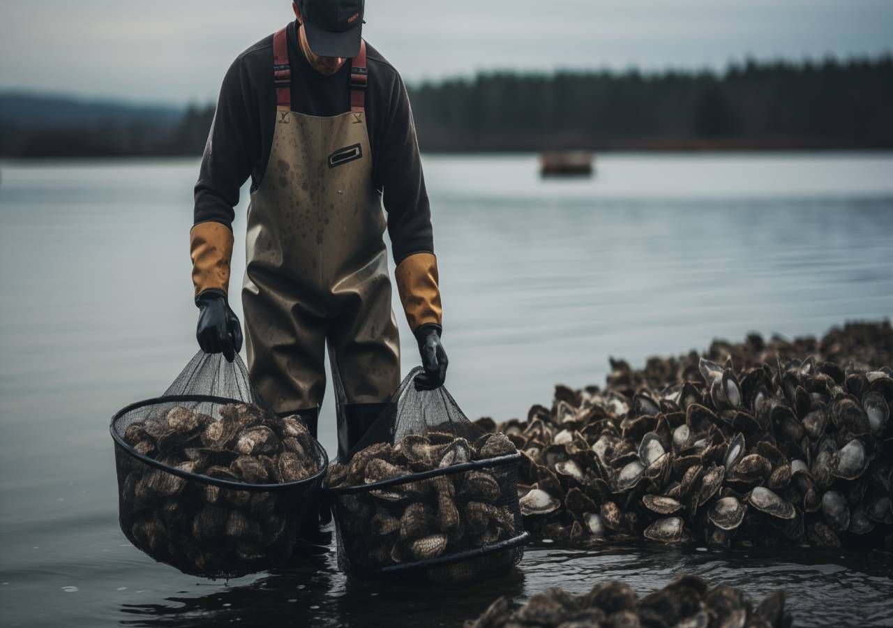 A ASAE desmantelou um armazém ilegal de moluscos bivalves vivos. Entre a documentação em falta estava a licença de mariscador/apanhador, o que levou à identificação de vários indivíduos.