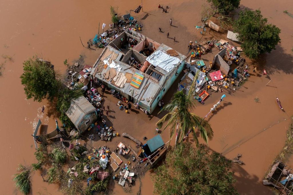 O nordeste africano viu-se afetado, este ano, por cheias e inundações intensas, depois de longos períodos de seca extrema.