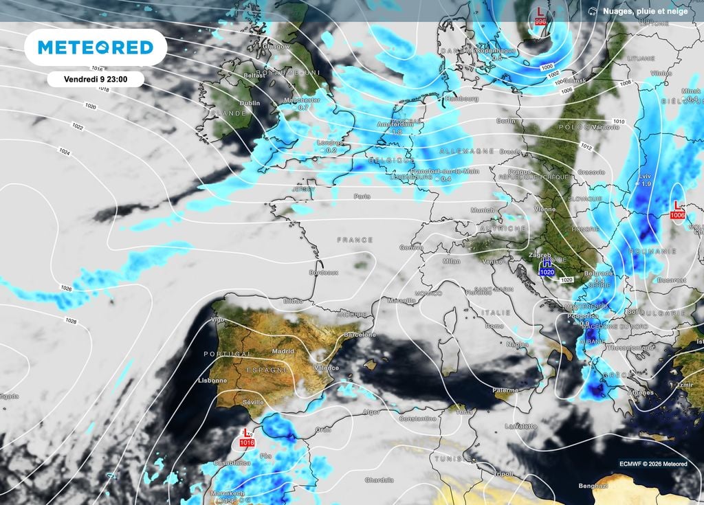 L'anticyclone va revenir sur le pays poru la fin de semaine !