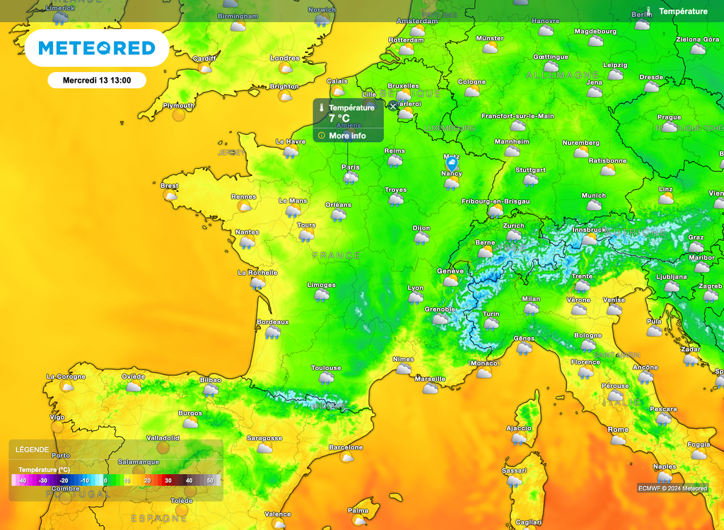 Le grand soleil sur la moitié nord, ce n'est pas pour tout de suite.