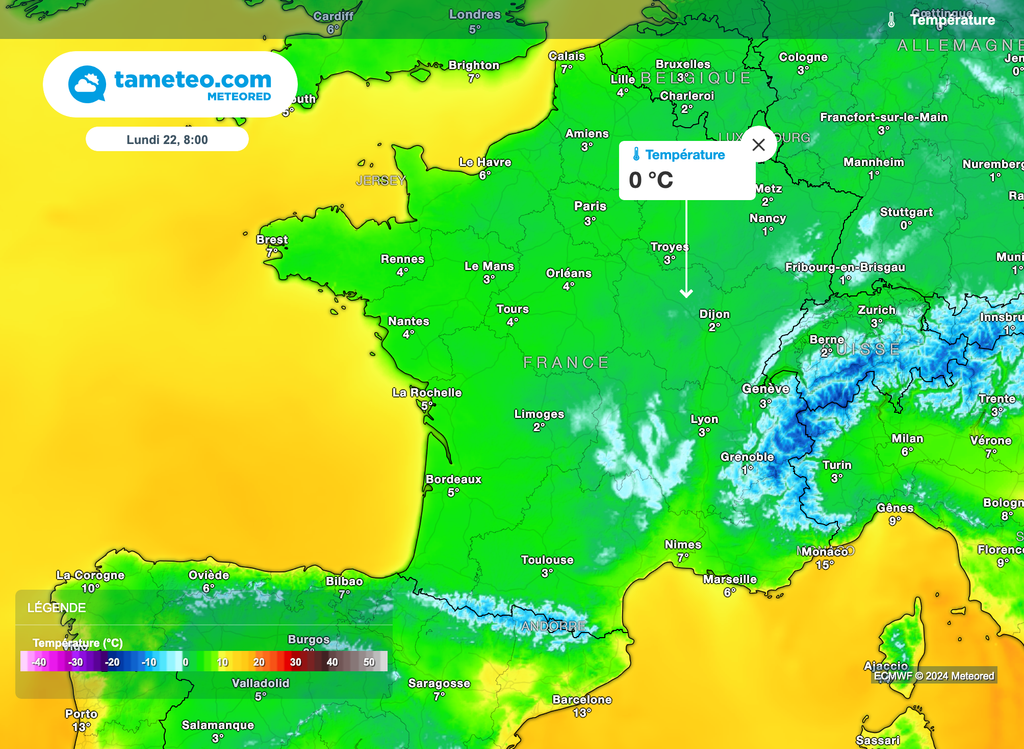 Pour débuter la semaine, les gelées seront bel et bien présentes. Pour débuter la semaine, les gelées seront bel et bien présentes.