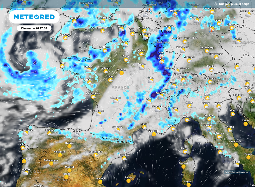 Demain dimanche, les averses et orages seront encore bien présents. Demain dimanche, les averses et orages seront encore bien présents.