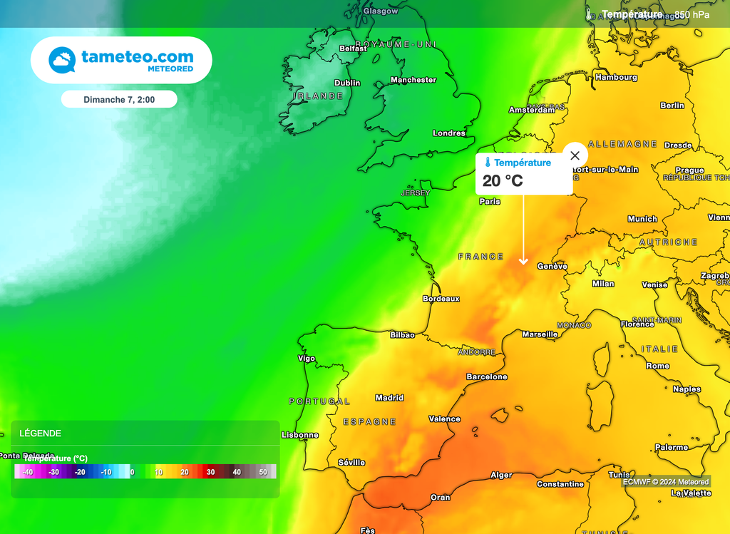 Une masse d'air exceptionnellement douce va circuler dès ce vendredi en France.