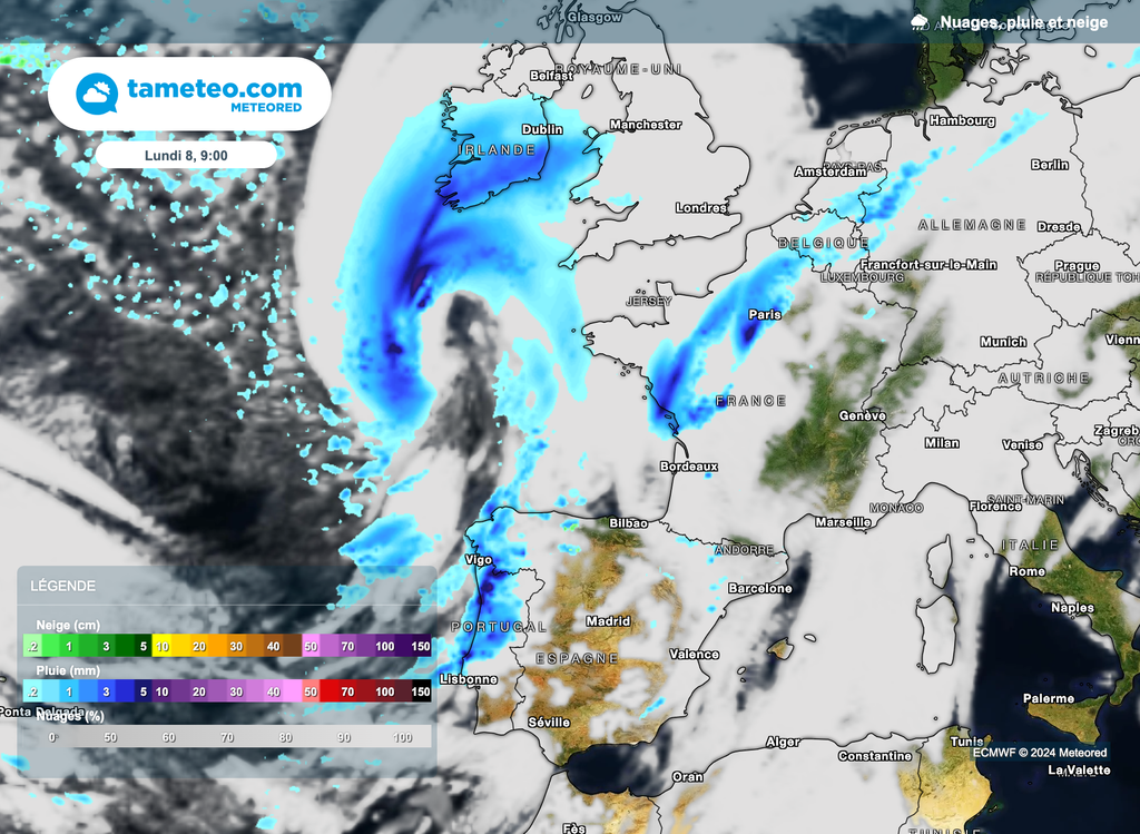 Qui dit approche d'un air froid sur de l'air chaud dit.. instabilité.