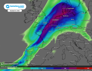 Rivière atmosphérique ces prochains jours : quelles conséquences en France ?
