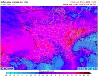 Rivière atmosphérique sur la France : vers de nouvelles inondations ? Quelles régions menacées ?
