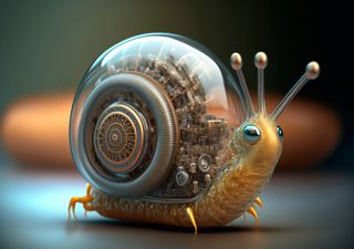 Un robot caracol combate la contaminación por microplásticos en cuerpos de agua