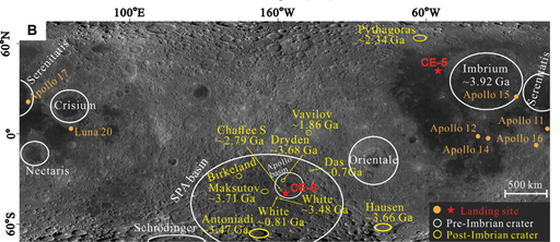Rocas procedentes de la cara oculta inexplorada de la Luna ayudan a reescribir la historia lunar