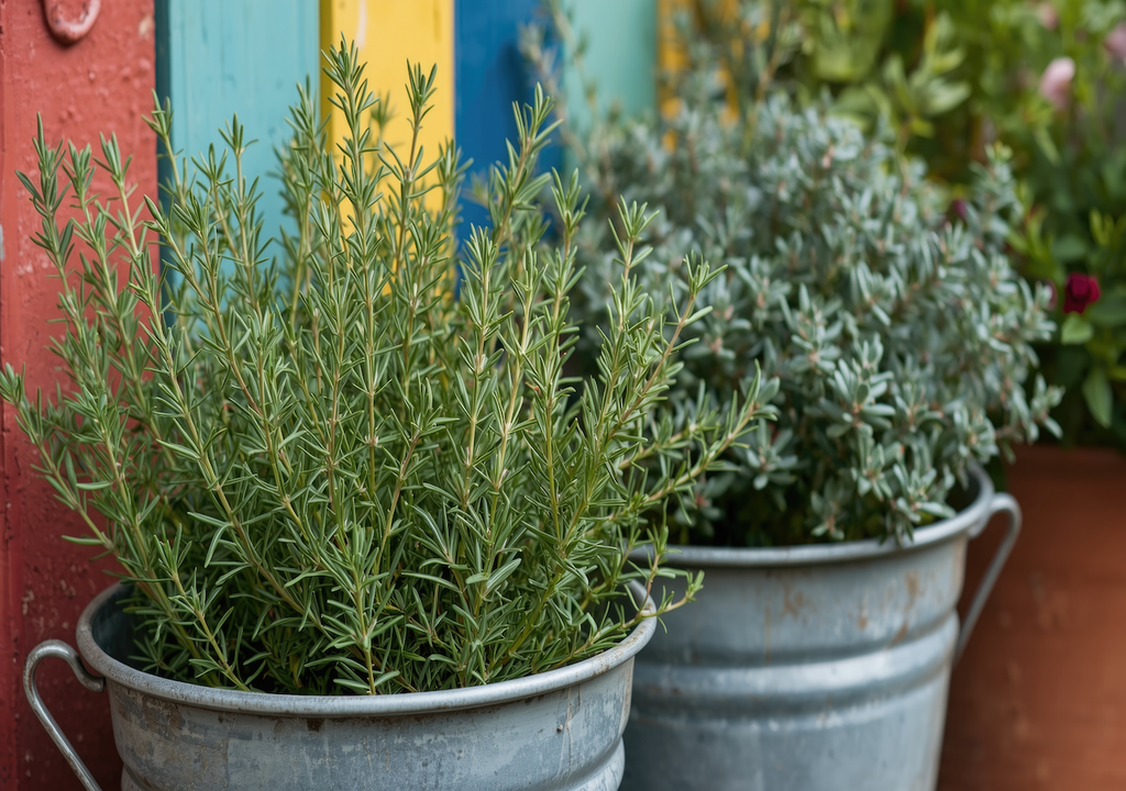 Rosmarin benötigt deutlich weniger Wasser als viele andere Balkon- oder Topfpflanzen.