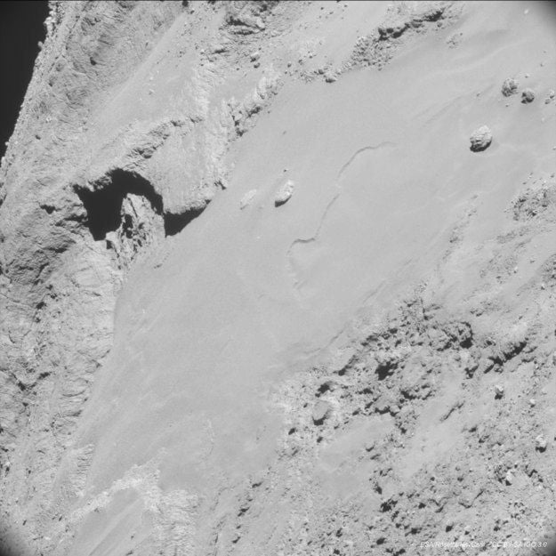 Rosseta Trata De Analizar La Atmósfera De Un Cometa El cometa a 8.7 km de distancia el 14 de febrero de 2015. Fuente: ESA