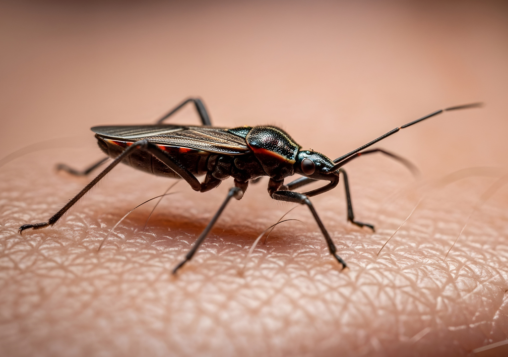 Vinchuca La vinchuca, el insecto vector que transmite la peligrosa enfermedad del Chagas.