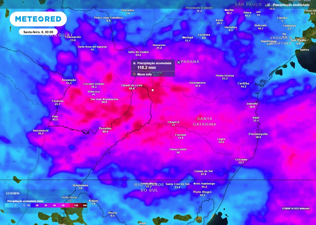 alerta de chuvas intensas