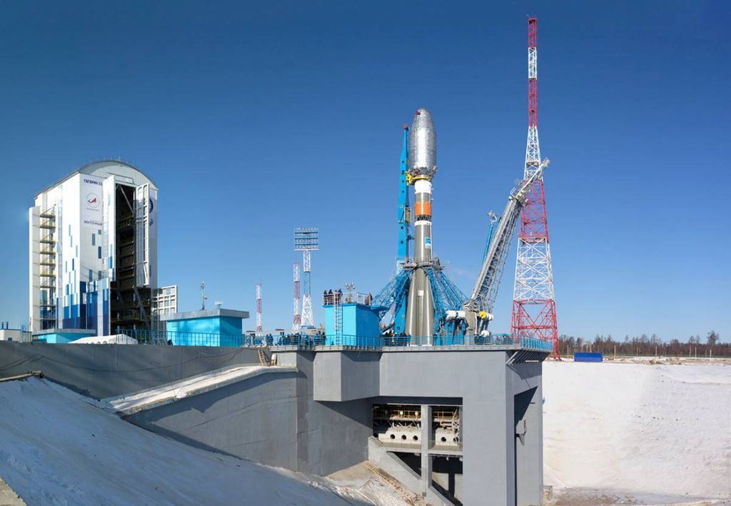Kosmodrom Wostotschny in der Oblast Amur, Russland Kosmodrom Wostotschny in der Oblast Amur, Russland