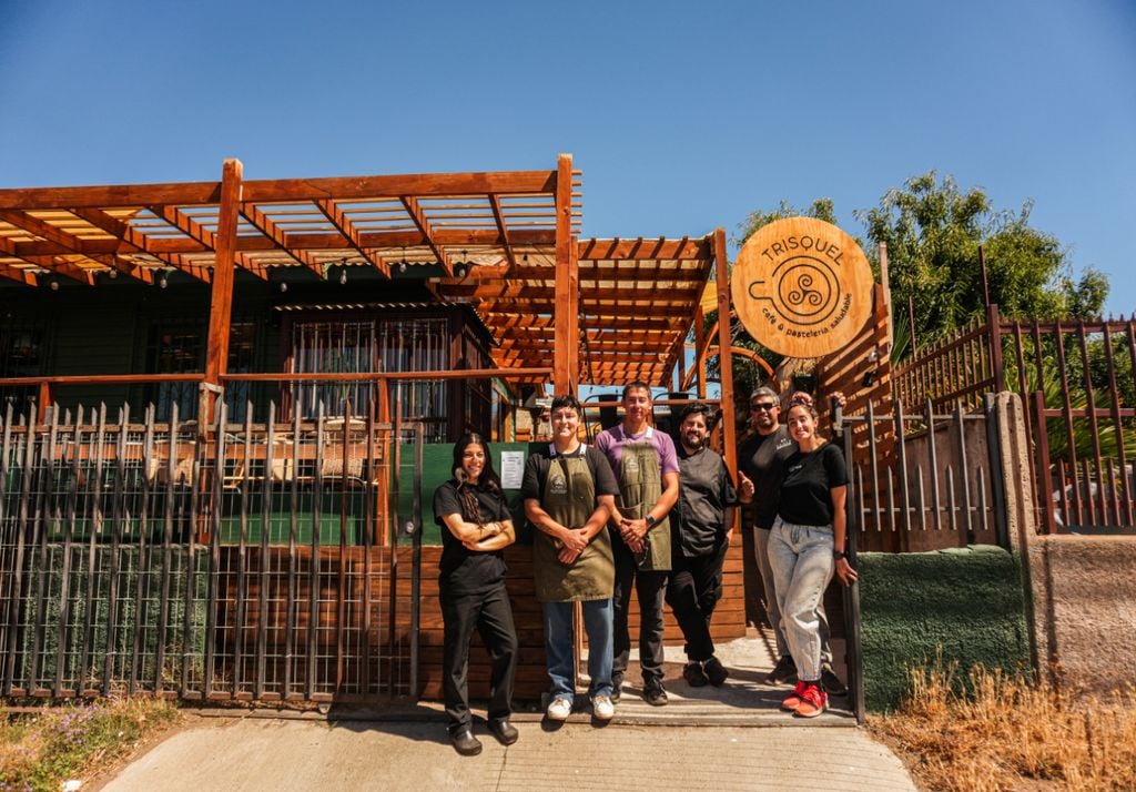 Al igual que otras cafeterías de la ruta, Trisquel reutiliza la borra del café como abono.