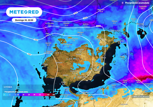 Sábado 29 de noviembre: la fecha del próximo frente frío que dejará lluvias, más frío y nevadas en España