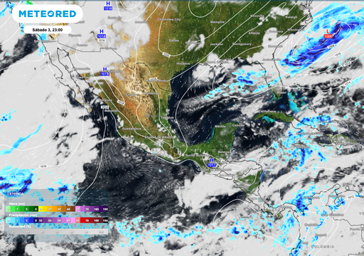 S&aacute;bado 3 de enero: chubascos sobre Michoac&aacute;n, Guerrero, Oaxaca y Baja California, adem&aacute;s de fr&iacute;o en gran parte de M&eacute;xico