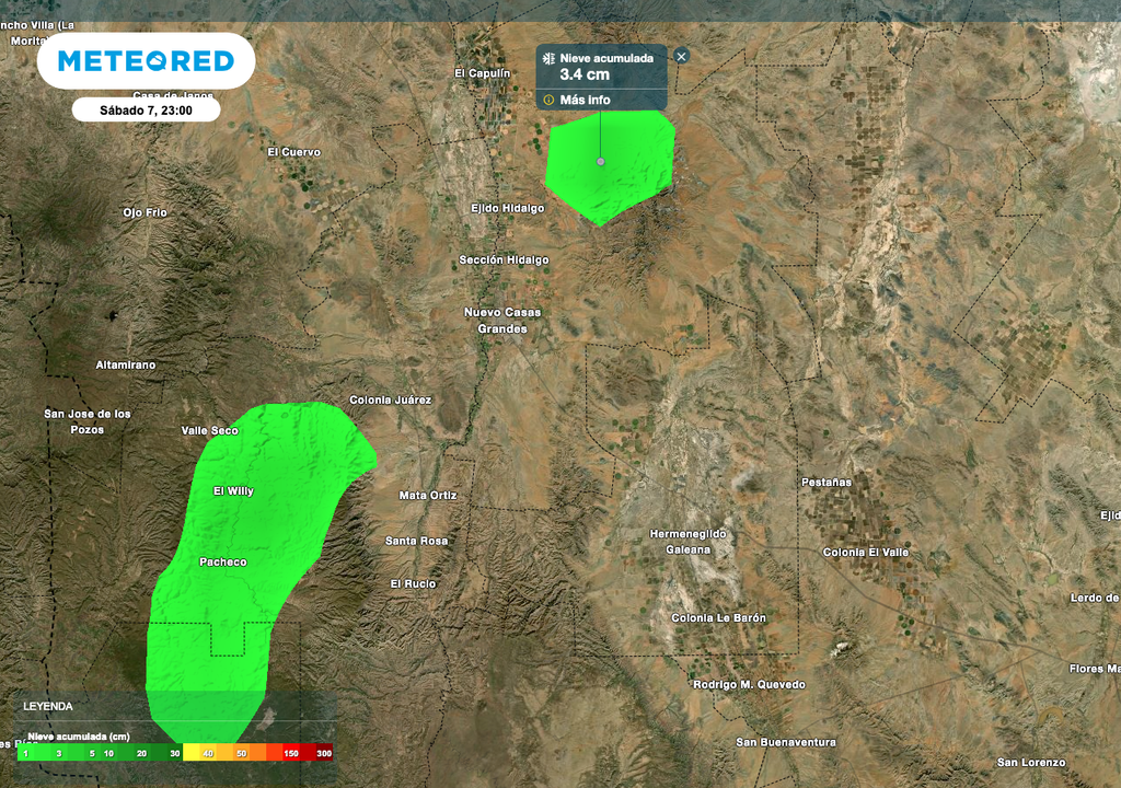 Las precipitaciones invernales que ocurran como lluvia helada, nieve, aguanieve etc., ocurrirán principalmente durante la noche y madrugada del domingo, por lo que se recomienda extremar precauciones ante el congelamiento de caminos y carreteras