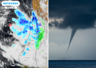 S&aacute;bado inestable en la costa central: chubascos, tormentas y posibles nubes torn&aacute;dicas entre Los Vilos y Constituci&oacute;n