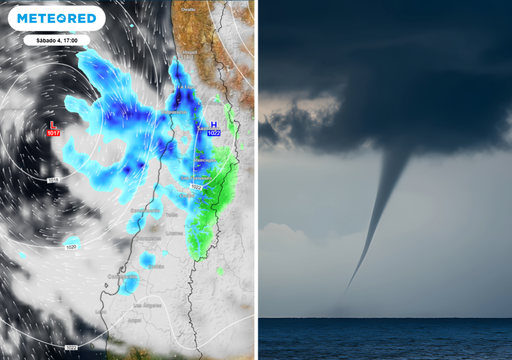S&aacute;bado inestable en la costa central: chubascos, tormentas y posibles nubes torn&aacute;dicas entre Los Vilos y Constituci&oacute;n