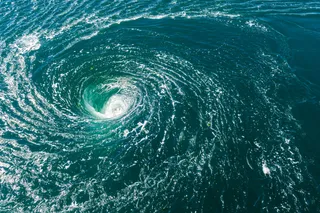 Un 'maelstrom' colosal, el remolino marino que ostenta un récord Guinness