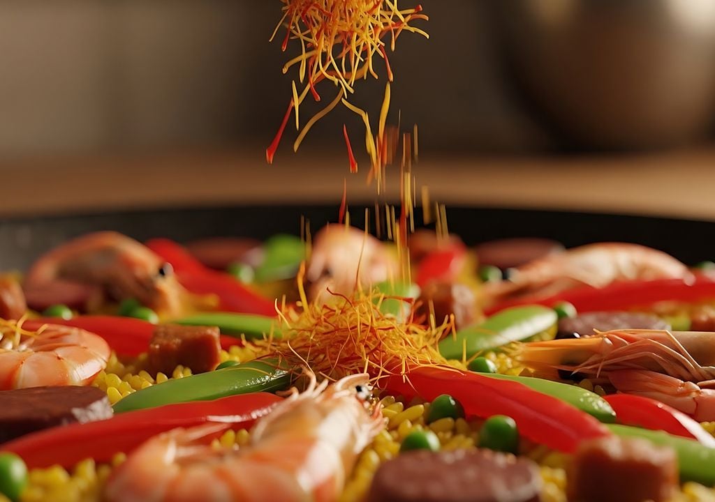 La paella condimentada con azafrán... ¿pasará a ser un plato para ricos en un futuro no muy lejano, gracias al cambio climático?