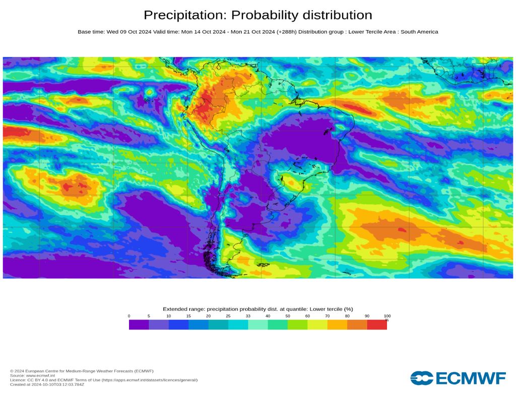 Brasil, previsão, Região sul.