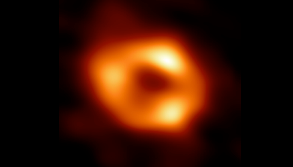 Sgr A* Immagine del buco nero Sgr A* ricostruito sulla base delle osservazioni dell' Event Horizon Telescope (EHT). Credit: EHT Collaboration